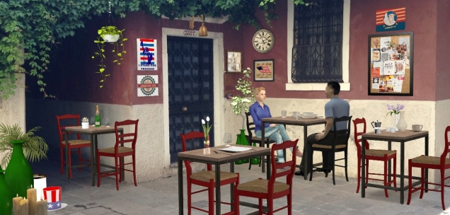 American corner café 