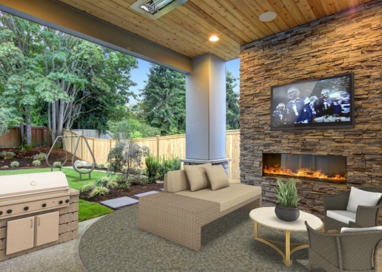 Outdoor living Design Rendering