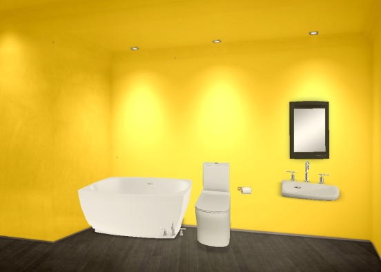 moden bathroom  Design Rendering