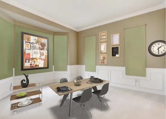 dining room for delicious meals  Design Rendering