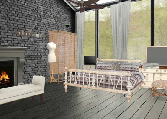 Royal 👑 bedroom  Design Rendering