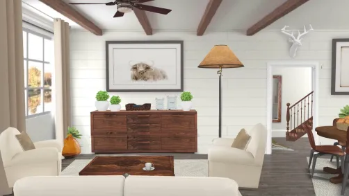 ranch living area