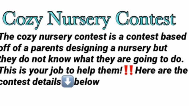 Cozy Nursery Contest