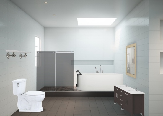 Laia bath room Design Rendering