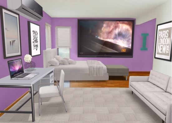 Dormitorio de Itzel Design Rendering