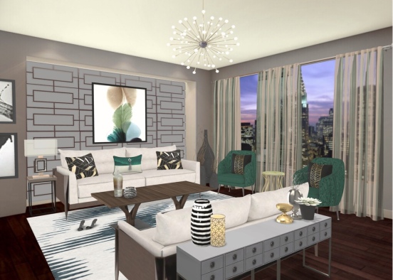 NYC Apartment  Design Rendering