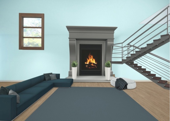 a warm and  cozy room Design Rendering