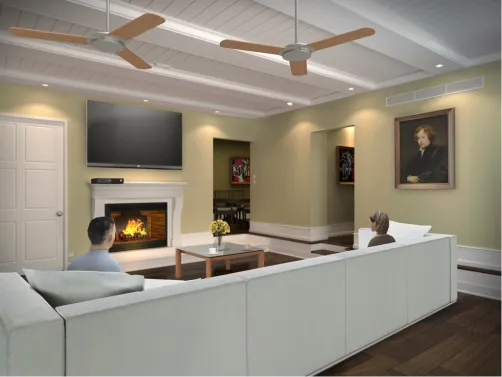 Nice living room with Xbox