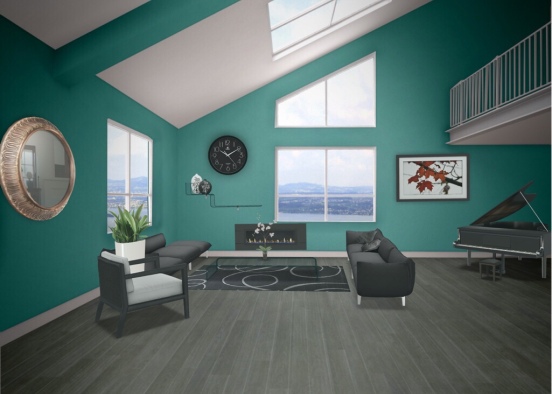 NM House ( Living Room ) Design Rendering