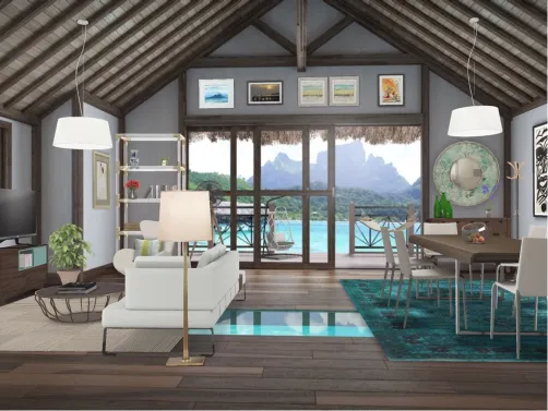 Beach living room