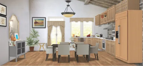 cabin kitchen