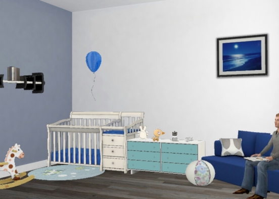 Baby room-modern lifestyle Design Rendering