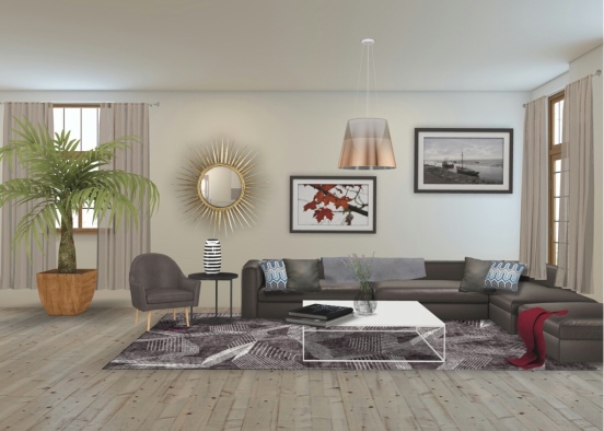 2 Livingroom Design Rendering