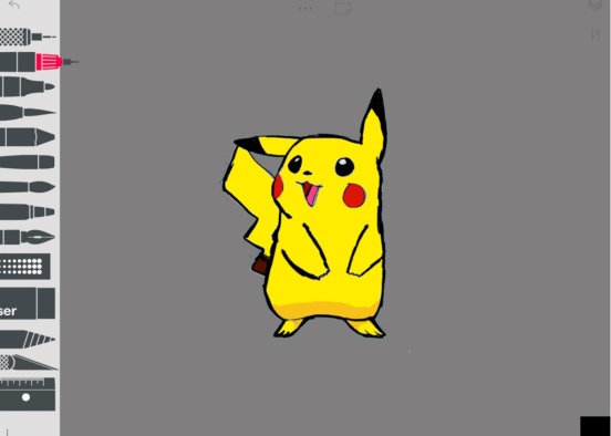 do y like my pikachu that I drew  Design Rendering