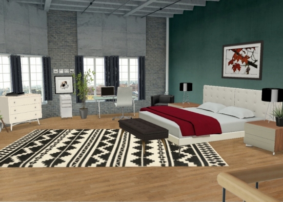 Pinterest bedroom Design Rendering