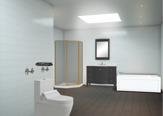 Master bathrom Design Rendering