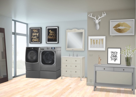 Ugly laundry room Design Rendering
