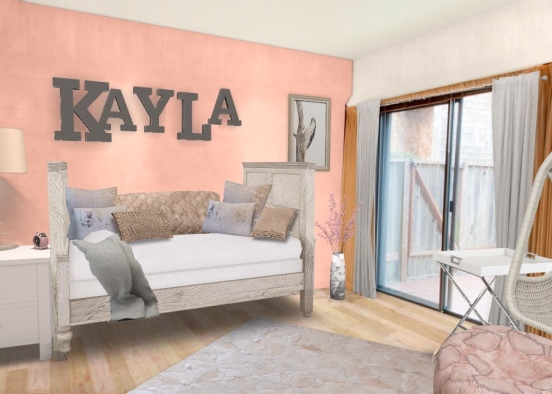 Kayla’s room Design Rendering