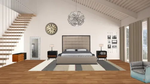 Sweet comfortable bedroom