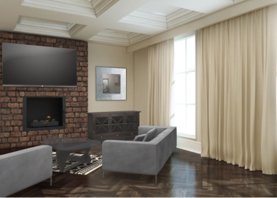 Another living room Design Rendering