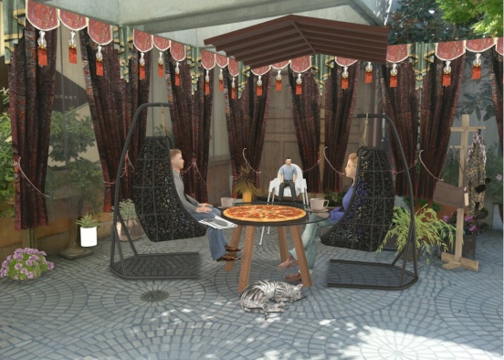 date on the patio Design Rendering