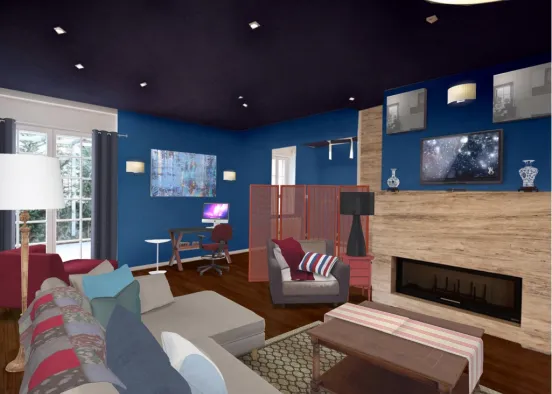 # family room Design Rendering