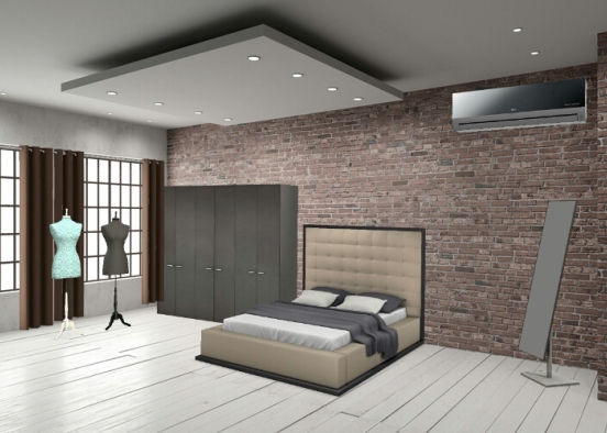 Hello! Its my first room !  I like this app !  Design Rendering