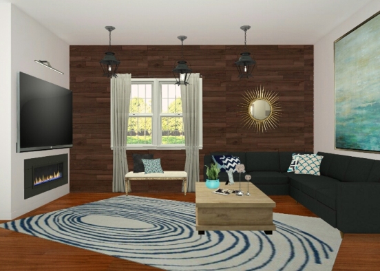 Chill living room Design Rendering