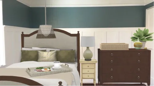 natural guest room