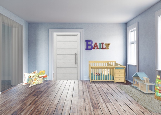 baby bailey’s room Design Rendering
