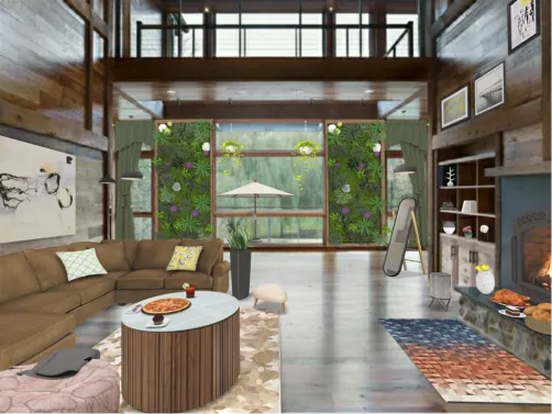 flower，book，food and warm