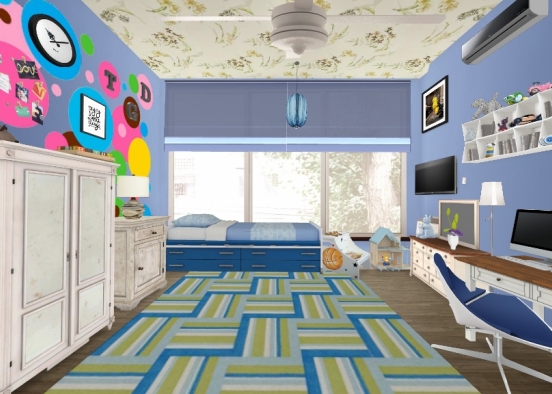 Kid's Room Design 2 Design Rendering