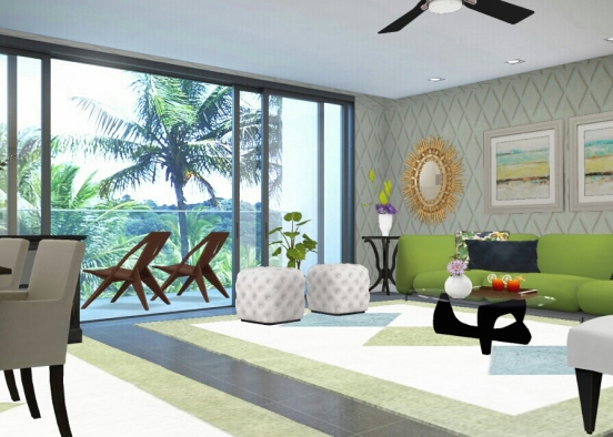 Tropical Paradise  Design Rendering