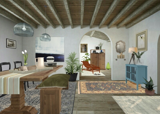 Italian cottage Design Rendering