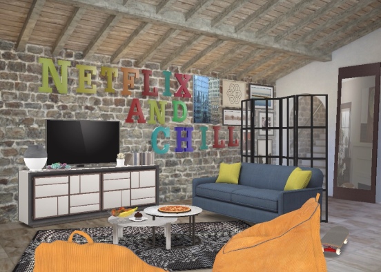 netflix and chill Design Rendering