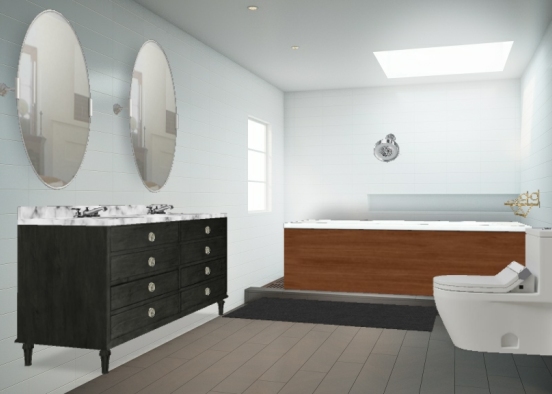 salle de bain marocain Design Rendering