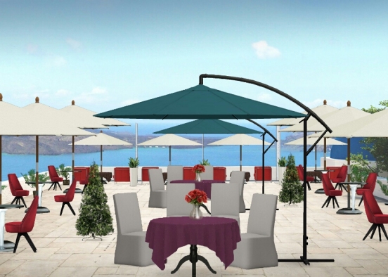 Seaview Restaurant Design Rendering