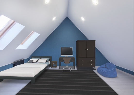 Jake’s bedroom  Design Rendering