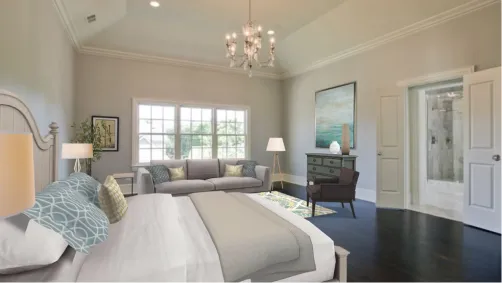 Samuel Mitchell Interiors - Master Bedroom