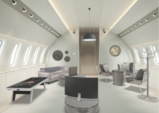 Office Lounge in Jet Design Rendering