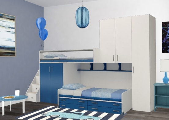 Boy's  room 💙 Design Rendering