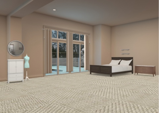 XxxLarge bedroom Design Rendering