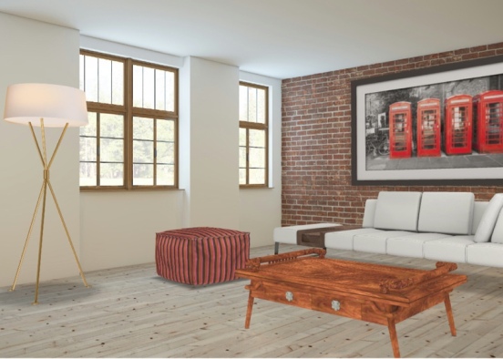 Shali & Revons living room Design Rendering