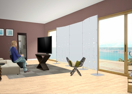 Waiting by the shore Design Rendering