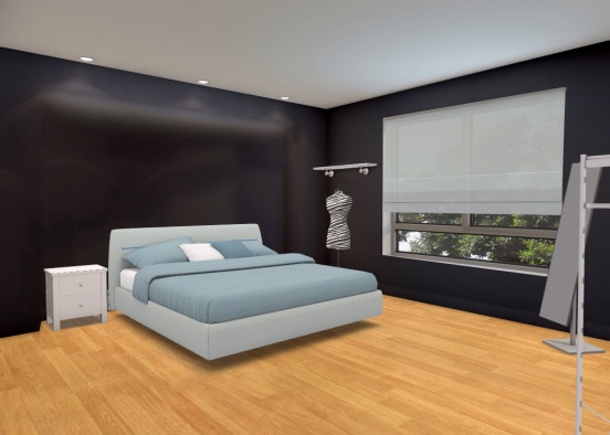 fashionista bedroom  Design Rendering