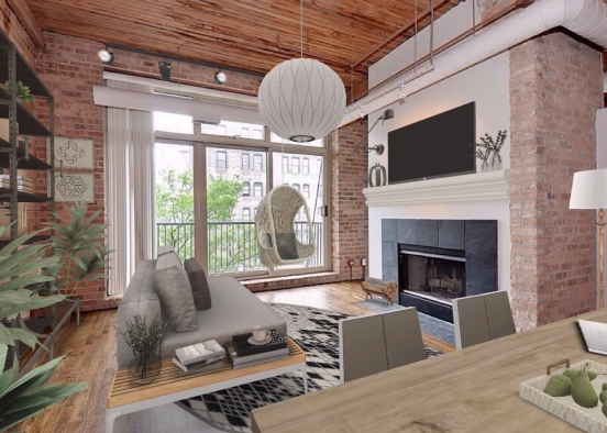 Project - Living Room XVII Design Rendering