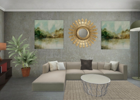 The relaxation room Design Rendering
