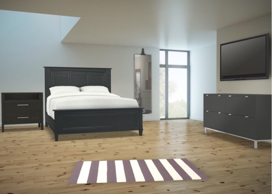 Lexies bedroom Design Rendering
