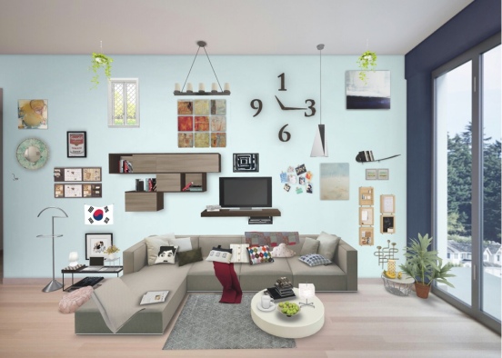 Living Room #4 Design Rendering