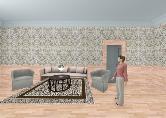 Arias living room  Design Rendering